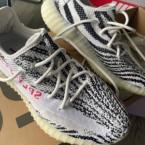 Zebra Yeezys